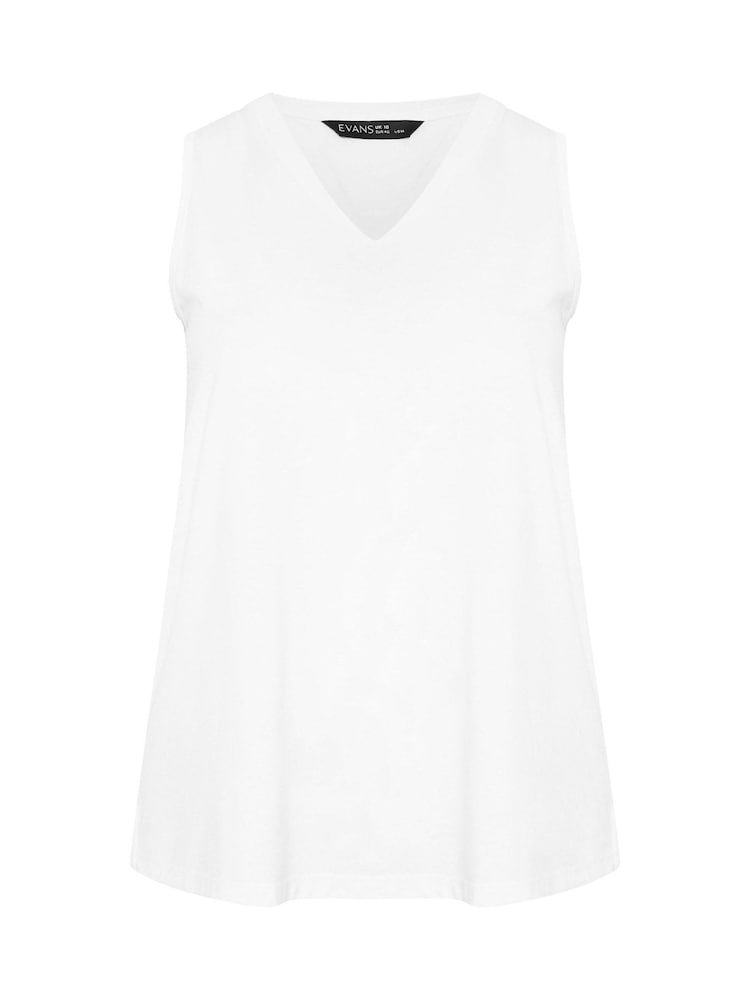 أبيض - Evans Modal Rich Vest Top - Image 5 of 5