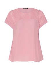 وردي - Evans Lace Detail Short Sleeve Top - Image 5 of 5