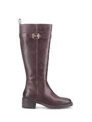 Hush Puppies Brown Anita Long Boots - Image 3 of 5