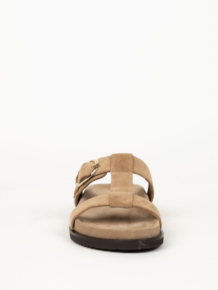 Bobbies Natural Fajar Flat Sandals - Image 4 of 4