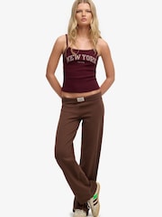 SUPERDRY Red Athletic Essentials Graphic Print Cami Top - Image 5 of 5