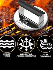 Gourmet Easy Stainless steel Stainless Steel Burger Press - Image 3 of 4