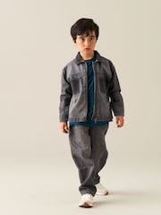 Angel & Rocket Malik Cord Detail Denim Jacket - 圖片 4/6