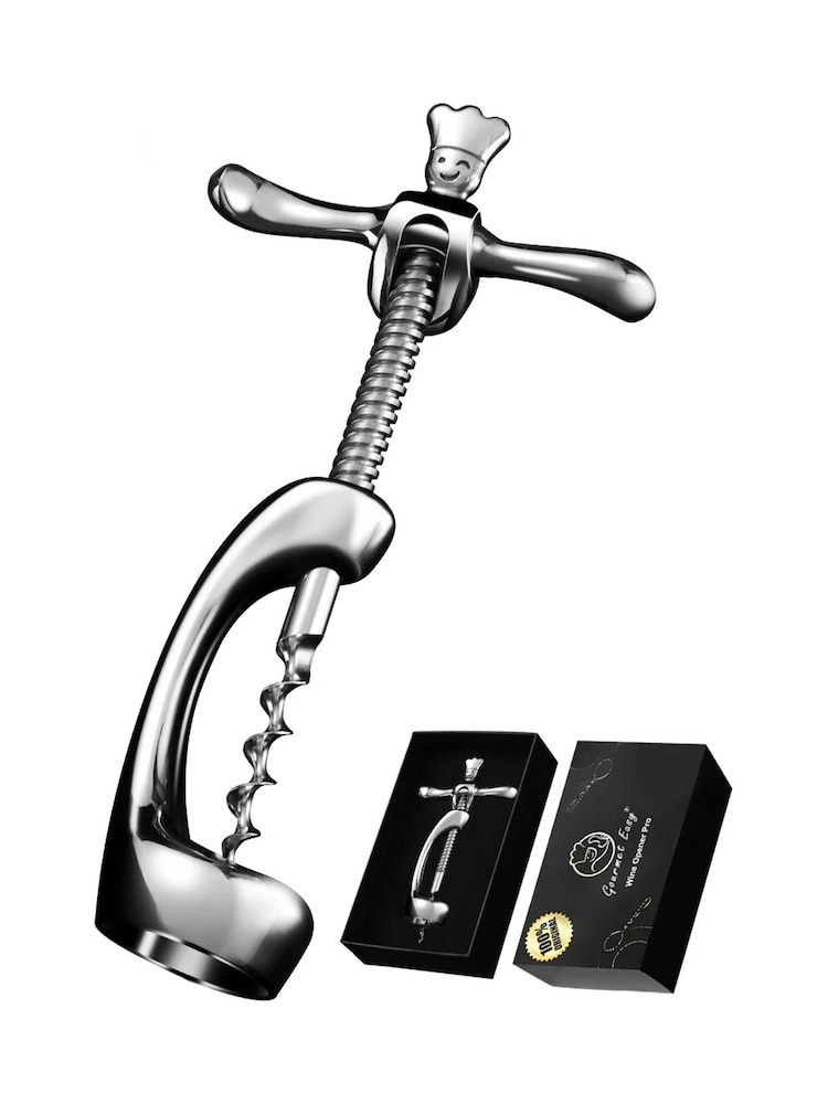 Gourmet Easy Stainless steel Heavy-Duty Corkscrew for Effortless Cork Removal - Image 1 of 4