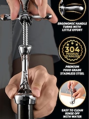Gourmet Easy Stainless steel Heavy-Duty Corkscrew for Effortless Cork Removal - Image 2 of 4