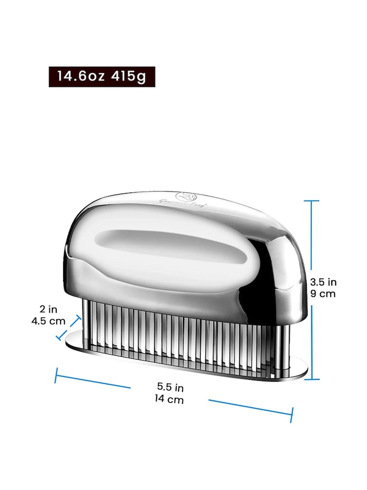 Gourmet Easy Stainless steel Stainless Steel Meat Tenderizer Tool - Image 3 of 3