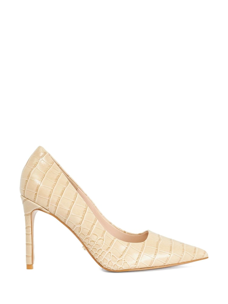 Dune London Natural Leather Assured Court Shoes - Image 2 of 6