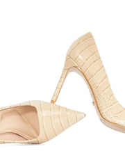 Dune London Natural Leather Assured Court Shoes - Image 6 of 6