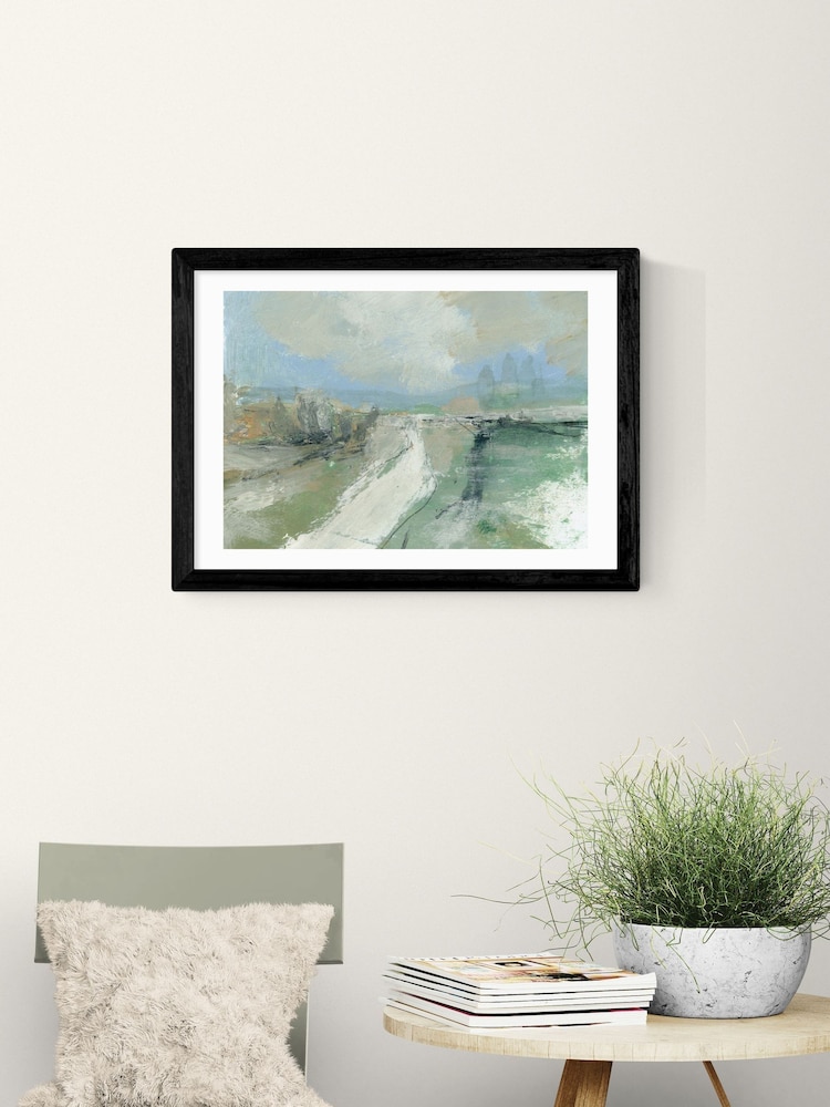 East End Prints Black Bramble Brook Wall Art Print by Dan Hobday - Image 1 of 2 East End Prints Black Bramble Brook Wall Art Print by Dan Hobday - Image 1 of 2