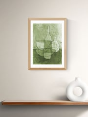 East End Prints Oak Kitchen Still Life Wall Art Print by Dan Hobday - Image 1 of 2