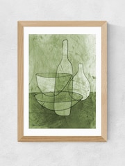 East End Prints Oak Kitchen Still Life Wall Art Print by Dan Hobday - Image 2 of 2