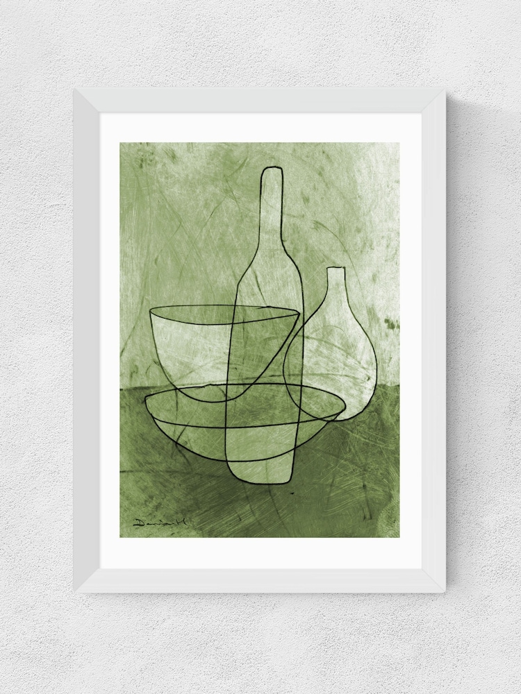 East End Prints White Kitchen Still Life Wall Art Print by Dan Hobday - Image 2 of 2