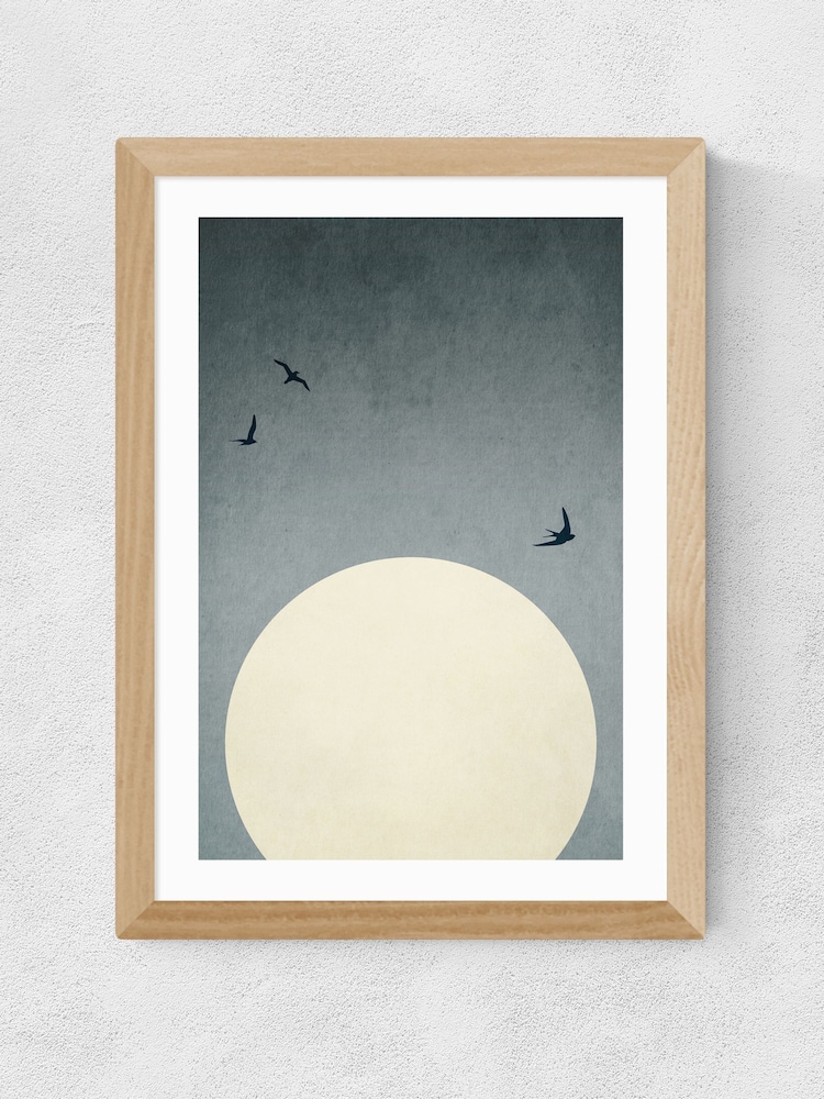 East End Prints Oak Moonshine Dancers Wall Art Print by Kubistika - Image 2 of 2