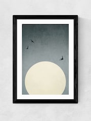 East End Prints Black Moonshine Dancers Wall Art Print by Kubistika - Image 2 of 2