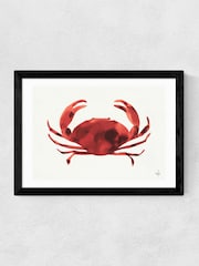 East End Prints Black Crabs Tale Wall Art Print by Merel Takken - Image 2 of 2