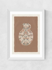 East End Prints White Rustic Vase Wall Art Print by Oh Fine! Art - Image 2 of 2