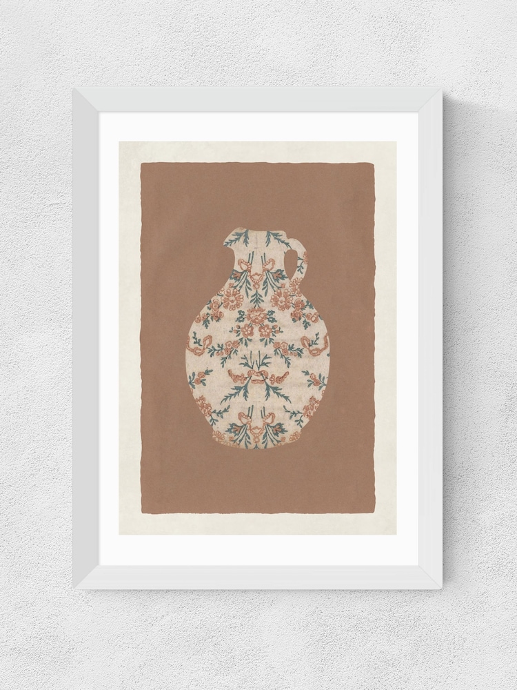 East End Prints White Rustic Vase Wall Art Print by Oh Fine! Art - Image 2 of 2 East End Prints White Rustic Vase Wall Art Print by Oh Fine! Art - Image 2 of 2