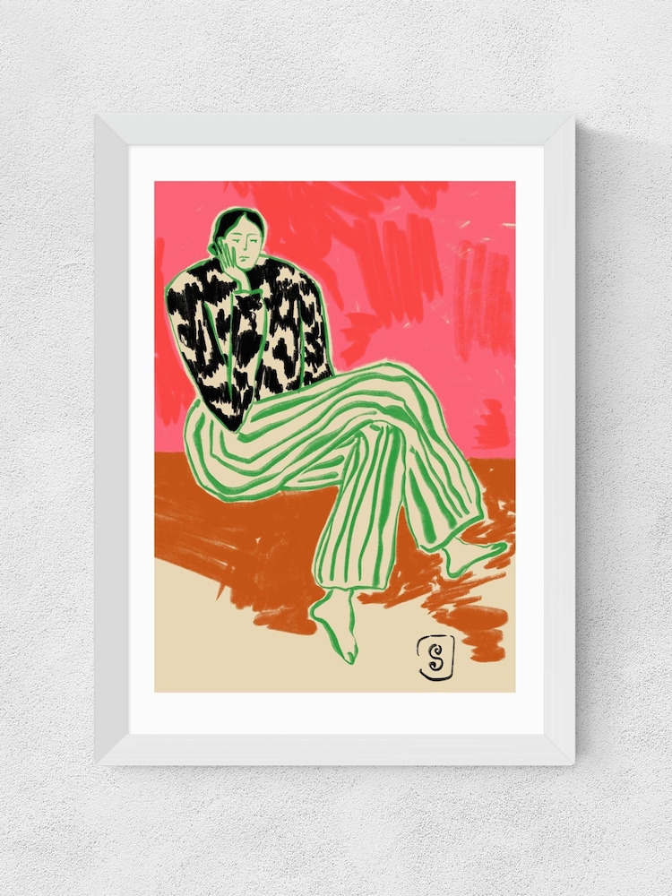 East End Prints White Calm Wall Art Print by Sandra Poliakov - Image 2 of 2