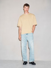Stone Brown Heavyweight Boxy EDIT T-Shirt - Image 2 of 8