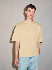 Stone Brown Heavyweight Boxy EDIT T-Shirt - Image 3 of 8