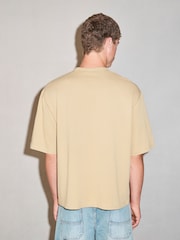 Stone Brown Heavyweight Boxy EDIT T-Shirt - Image 4 of 8