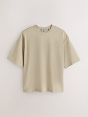 Stone Brown Heavyweight Boxy EDIT T-Shirt - Image 6 of 8