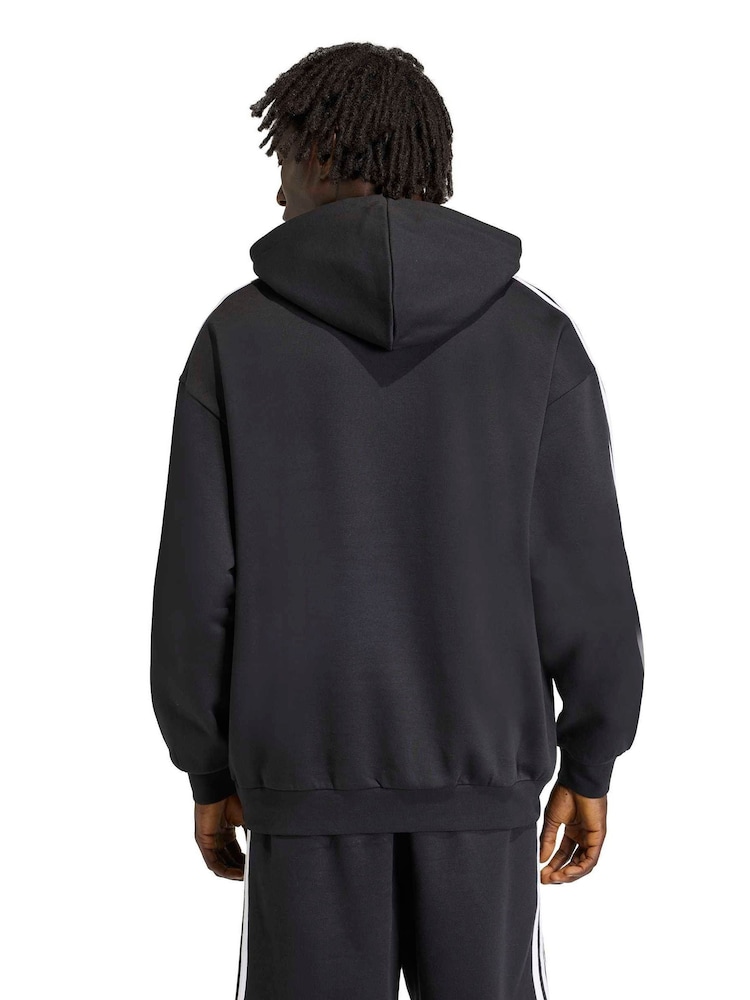 adidas Originals Black Classics 3 Stripes Hoodie - Image 2 of 6 adidas Originals Black Classics 3 Stripes Hoodie - Image 2 of 6
