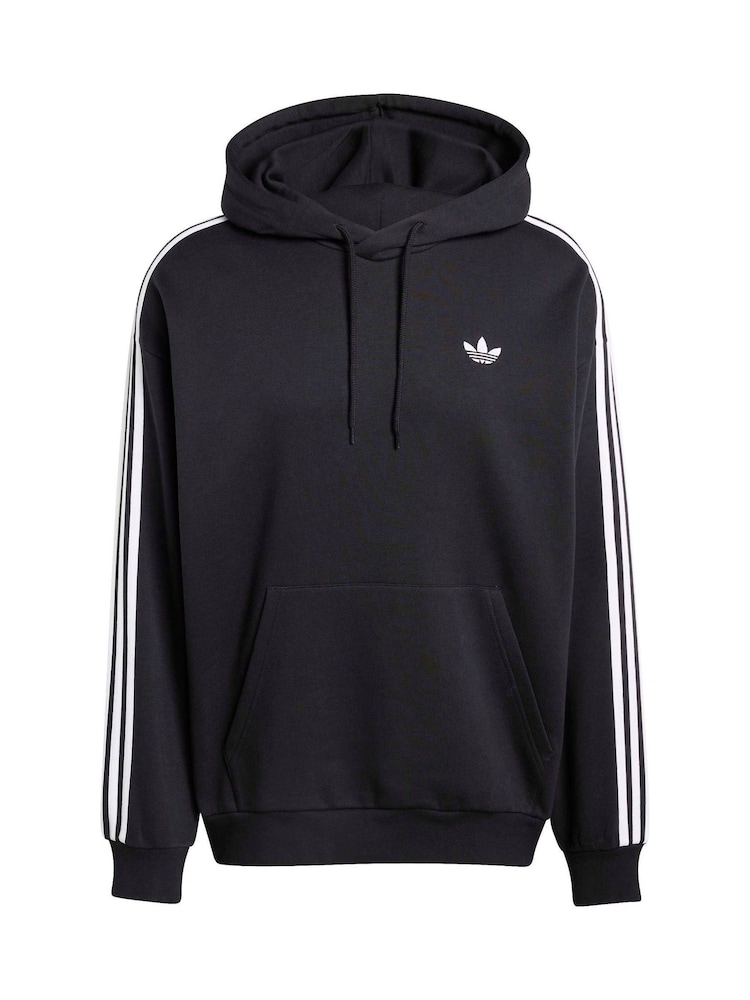 adidas Originals Black Classics 3 Stripes Hoodie - Image 6 of 6 adidas Originals Black Classics 3 Stripes Hoodie - Image 6 of 6