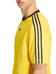 adidas Originals Yellow Jacquard Jersey - Image 4 of 6