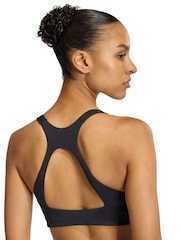 adidas Black Optime Workout Medium Support Bra - Image 4 of 8