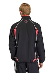 adidas Originals Black Teamgeist Half Zip Sweatshirt - Image 2 of 6