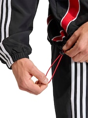 adidas Originals Black Teamgeist Half Zip Sweatshirt - Image 5 of 6