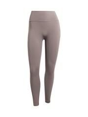 adidas Brown Optime Workout 3-Stripes 7/8 Leggings - Image 7 of 7