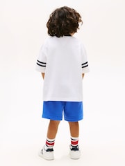 Tommy Hilfiger Wavy Flag Graphic T-Shirt And Sweat Shorts Set - Imaginea 4 din 6