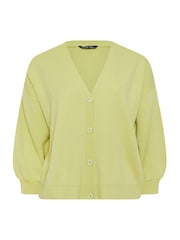 Yours Curve Green Limited Balloon Sleeve Cardigan - Image 5 of 5