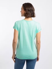 أخضر - Weird Fish Walking Club Front Print Graphic T-Shirt - صورة 2 من 7