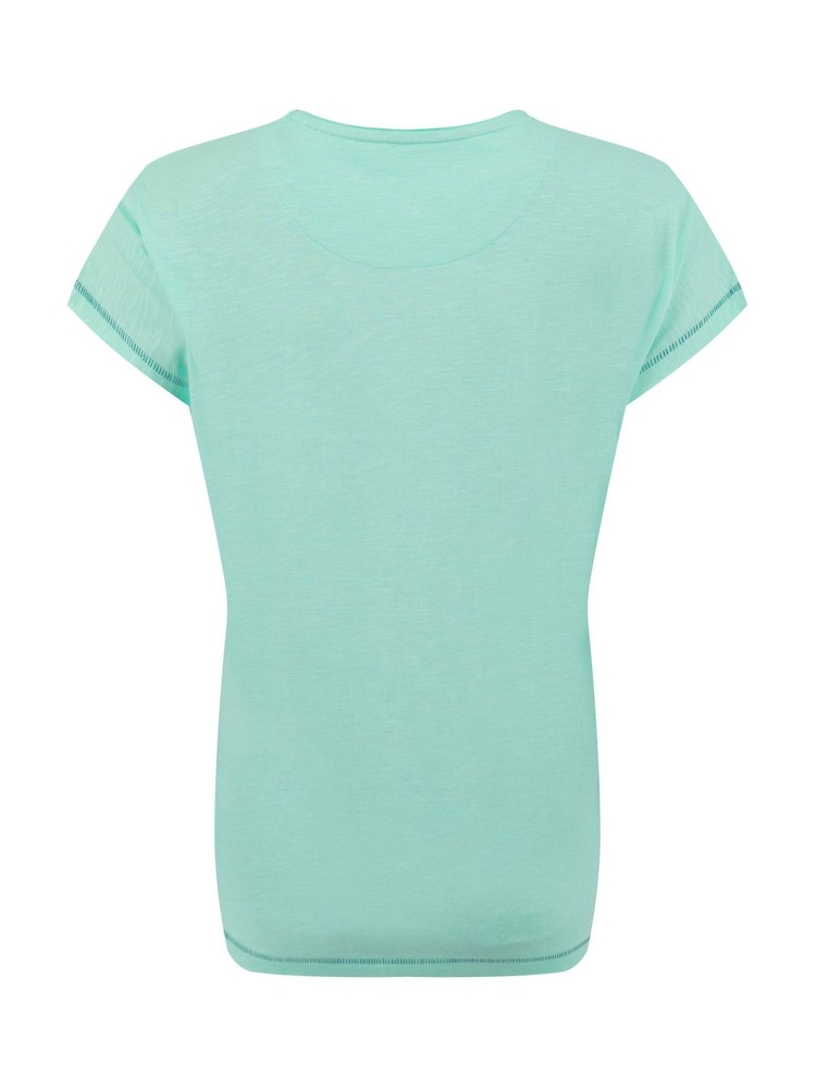 أخضر - Weird Fish Walking Club Front Print Graphic T-Shirt - صورة 7 من 7