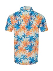 レッド - Weird Fish Faraway 半袖プリントシャツ - 画像 6 / 6