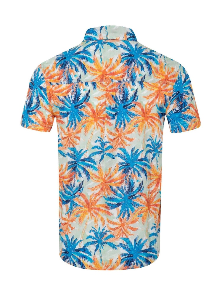 レッド - Weird Fish Faraway 半袖プリントシャツ - 画像 6 / 6