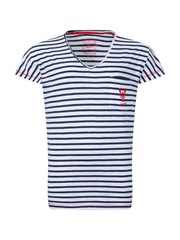 Weird Fish Blue Liora Embroidered Pocket T-Shirt - Image 5 of 6