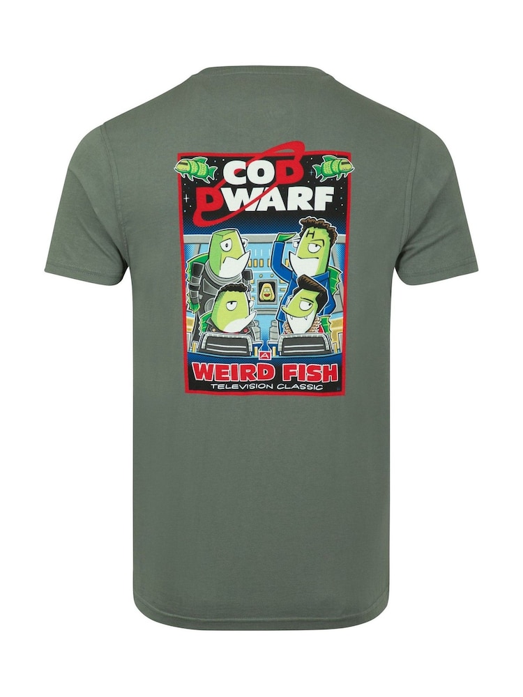 Weird Fish Grey Cod Dwarf Back Print Artist T-Shirt - Image 5 of 5