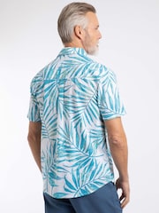 ホワイト - Weird Fish Faraway 半袖プリントシャツ - 画像 2 / 6