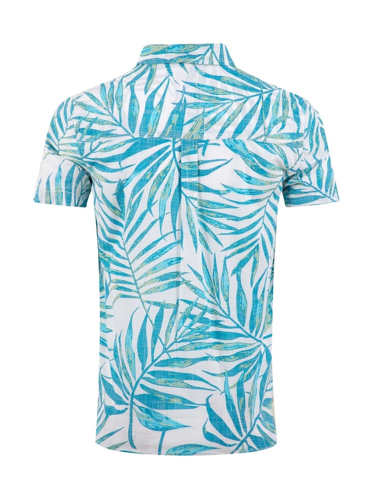 ホワイト - Weird Fish Faraway 半袖プリントシャツ - 画像 6 / 6