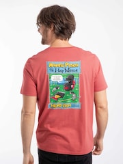 レッド - Weird Fish Holy Whale バックプリント アーティスト Tシャツ - 画像 2 / 6