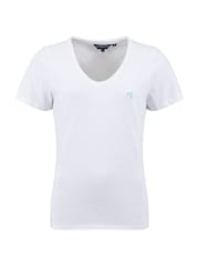 Weird Fish White Hailey V-Neck T-Shirt - Image 6 of 7
