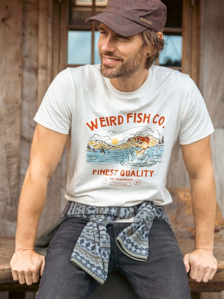 Weird Fish Fish Out Of Water Front Print Graphic T-Shirt - Εικόνα 1 από 7