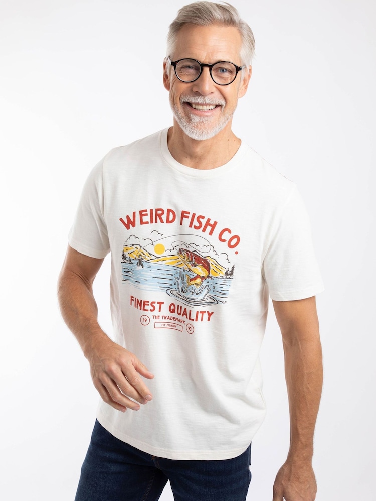 Weird Fish Fish Out Of Water Front Print Graphic T-Shirt - Εικόνα 2 από 7