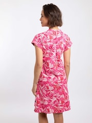 ピンク - Weird Fish Suffolks Printed Jersey Dress - 画像 2 / 7