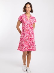 ピンク - Weird Fish Suffolks Printed Jersey Dress - 画像 3 / 7