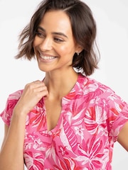 ピンク - Weird Fish Suffolks Printed Jersey Dress - 画像 4 / 7